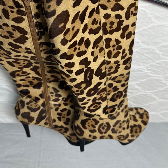 Antonio Melani Leopard Print Knee-High Boots Size 8.5 - Picture 12 of 17